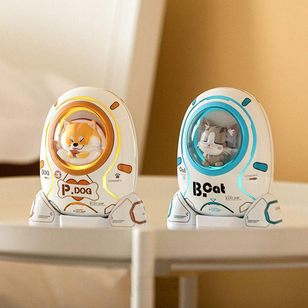 Buttery Cat & Corgi Spaceship portable power source