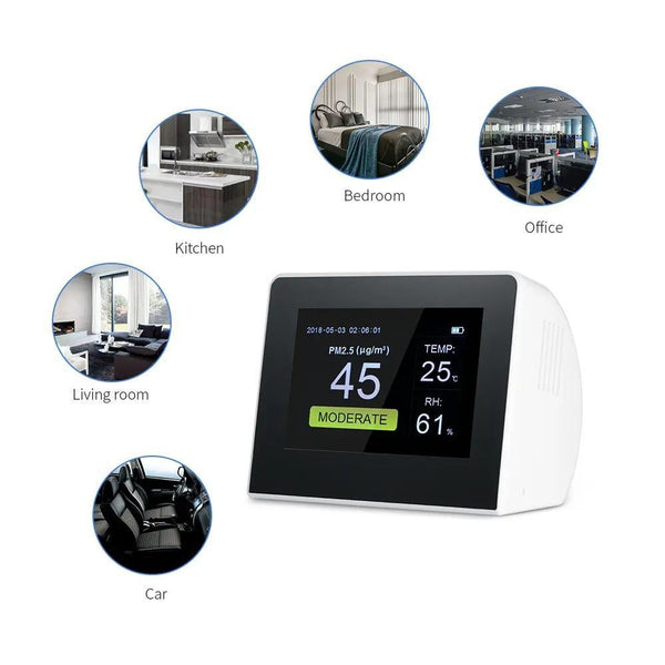 Digital Multifunctional Gas Analyzer Air Quality Tester