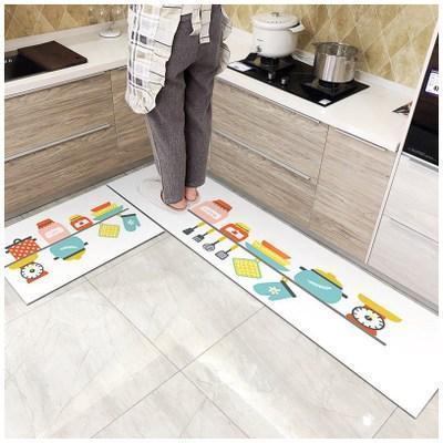 Kitchen printed non-slip carpet