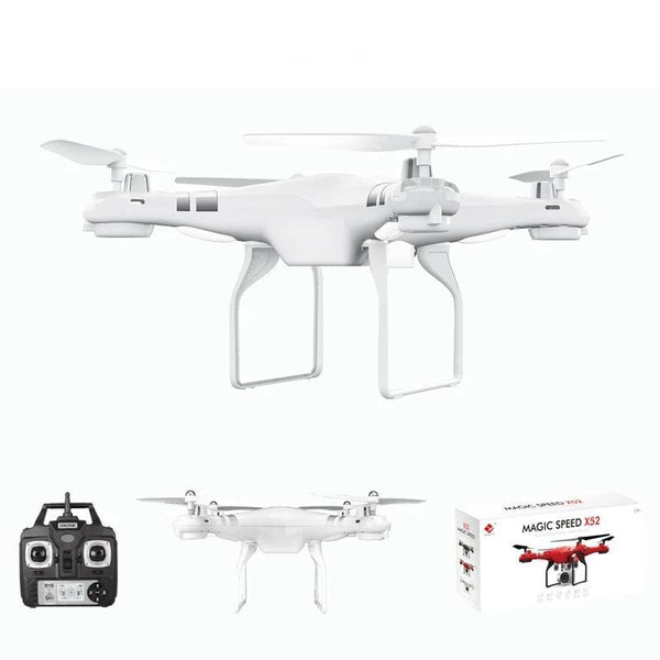 X52 waterproof quadcopter fixed altitude aerial photography drone real-time transmission high-wide-angle camera remote control airplane toy