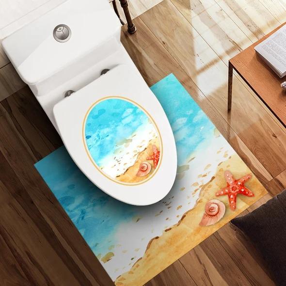 High-end stylish, high-quality and beautiful anti-slip toilet stickers