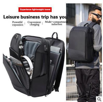 Casual fashion multifunctional high-capacity technology USB men's backpack