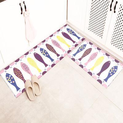 Kitchen printed non-slip carpet