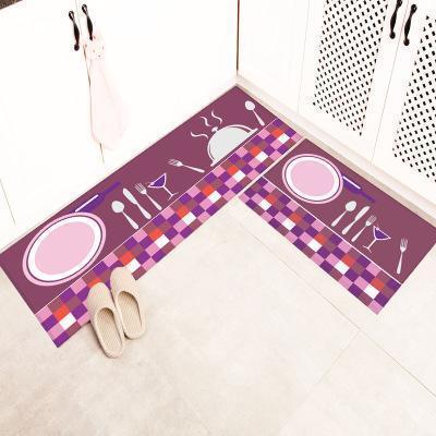 Kitchen printed non-slip carpet