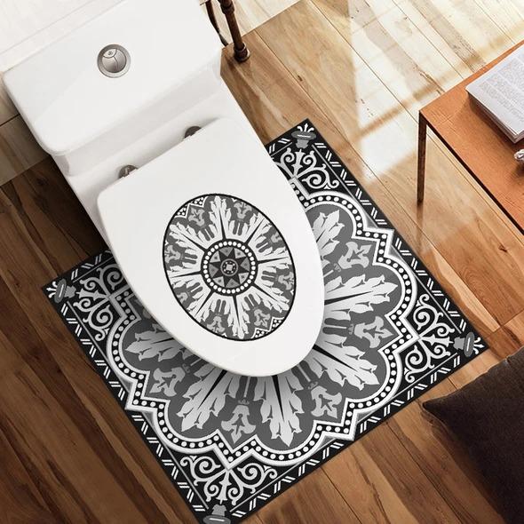 High-end stylish, high-quality and beautiful anti-slip toilet stickers