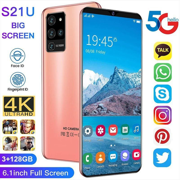 Global Version SOYES S21U Mobile Phone 6.1inch Cellphones 128G ROM Dual SIM Cards Android 4800mAh Smartphone