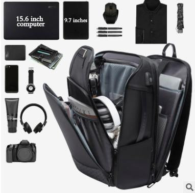 Casual fashion multifunctional high-capacity technology USB men's backpack