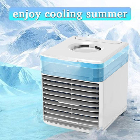 Multi-functional mini desktop cooler（Water cooling,Color switching）/home/office/bedroom