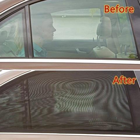 Hot Selling -- Best Universal Car Window Sun Shade Curtain (Fits all Cars)