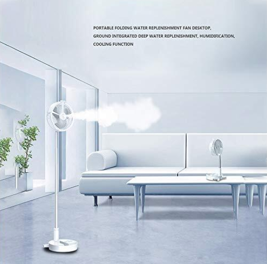 USB Eletric Fan，Humidifying Hydration Water Spray Fan，Desk Lamp Fan，Floor Standing Fan