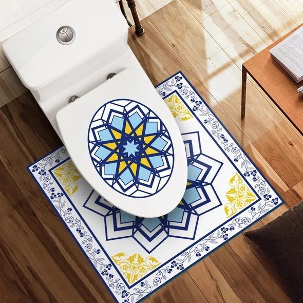 High-end stylish, high-quality and beautiful anti-slip toilet stickers