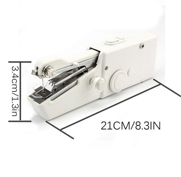 Portable handheld sewing machine