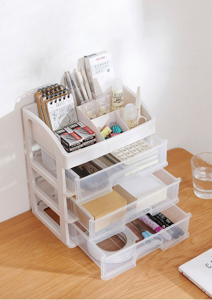 Cosmetic Storage Organizer (Three floors)- Easily Organize Your Cosmetics, Jewelry and Hair Accessories