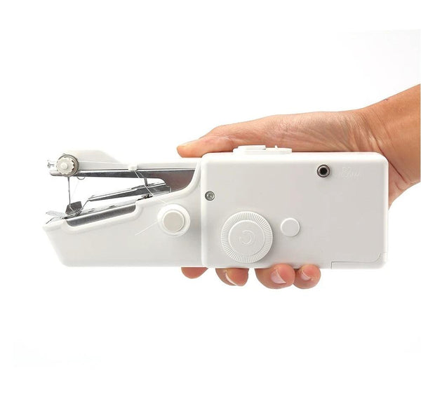 Portable handheld sewing machine