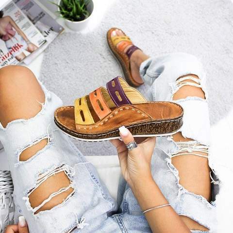 TRI COLOR ORTHOPEDIC SANDAL