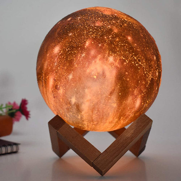 Starry sky crystal ball-Moon/Milky Way Galaxy /Andromeda Galaxy