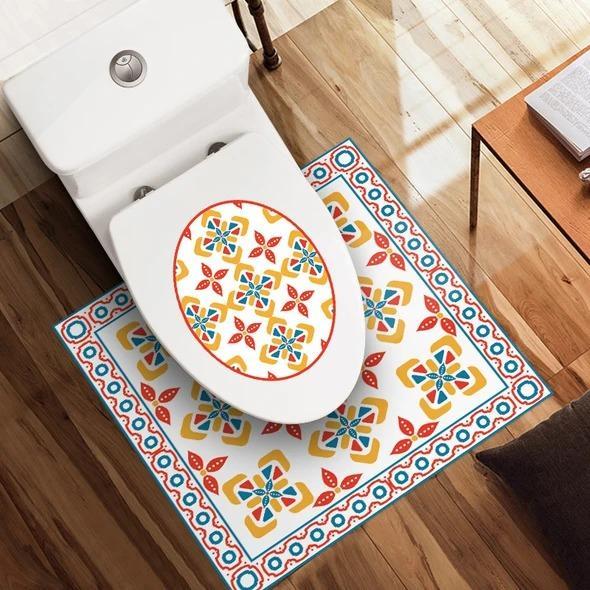 High-end stylish, high-quality and beautiful anti-slip toilet stickers