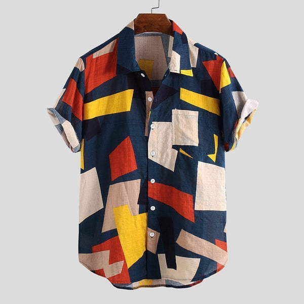 European and American men's printed shirts (Shelf time: summer 2020)