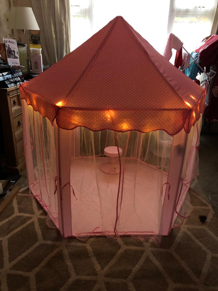 Princess tent girl star light toy mosquito net