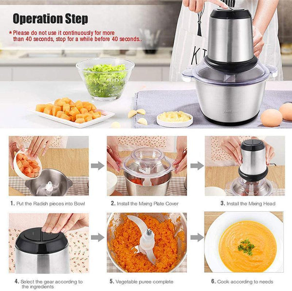 Multifunctional meat grinder & fruit / vegetable food crusher