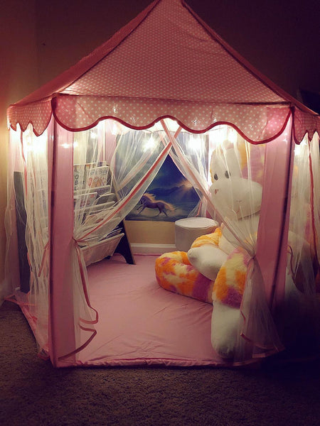 Princess tent girl star light toy mosquito net