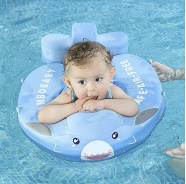 Baby Infant Non-Inflatable Float Lying Swimming Ring