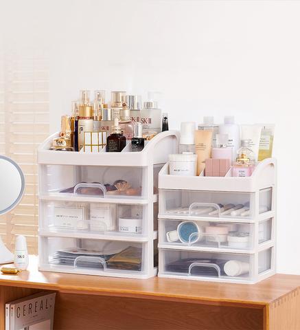 Cosmetic Storage Organizer (Three floors)- Easily Organize Your Cosmetics, Jewelry and Hair Accessories