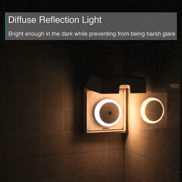 Intelligent sensing warm light LED night light