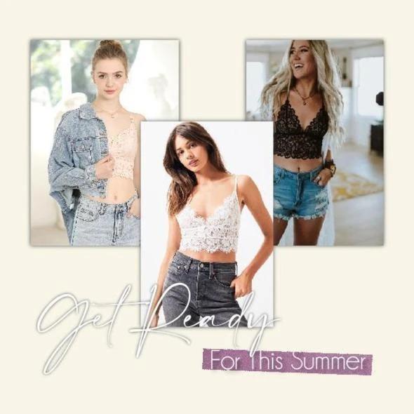 LaxChic - Sexy Lace Croptop Bralette