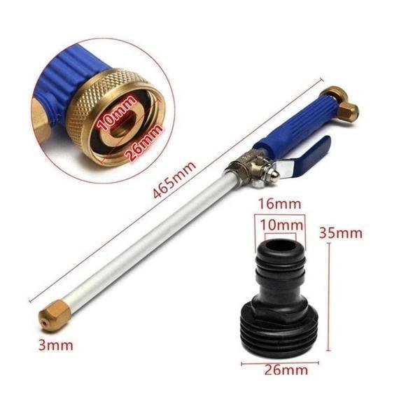 Portable high-pressure water gun for cleaning