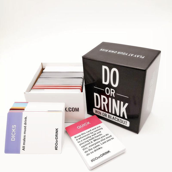 Do or Drink - Party Card Game - for College, Camping, Birthday