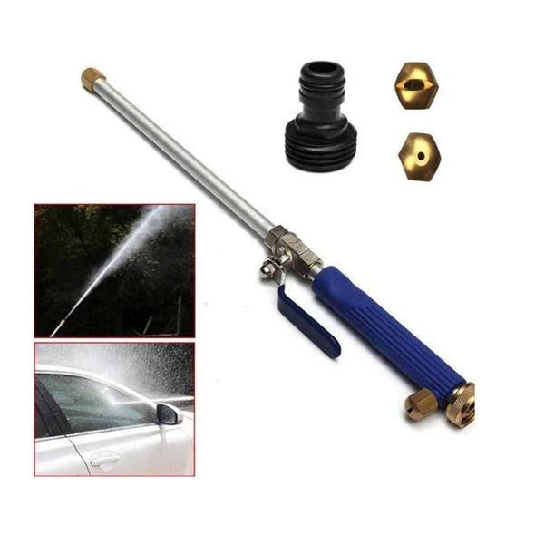 Portable high-pressure water gun for cleaning