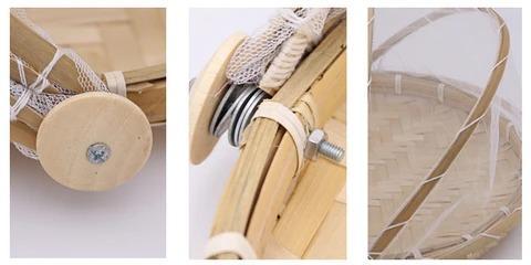 Hand-Woven Food Serving Basket