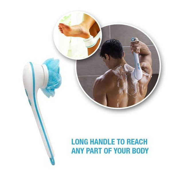 SPIN SPA BODY BRUSH WITH 5 ATTACHMENTS