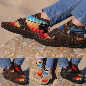 Cowgirl Leather Moccasins