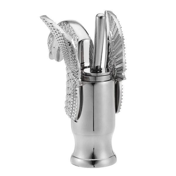 Luxury golden swan bathroom faucet