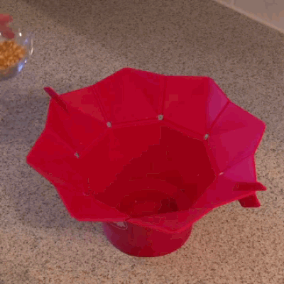 Collapsible Popcorn Popper-Essential for party