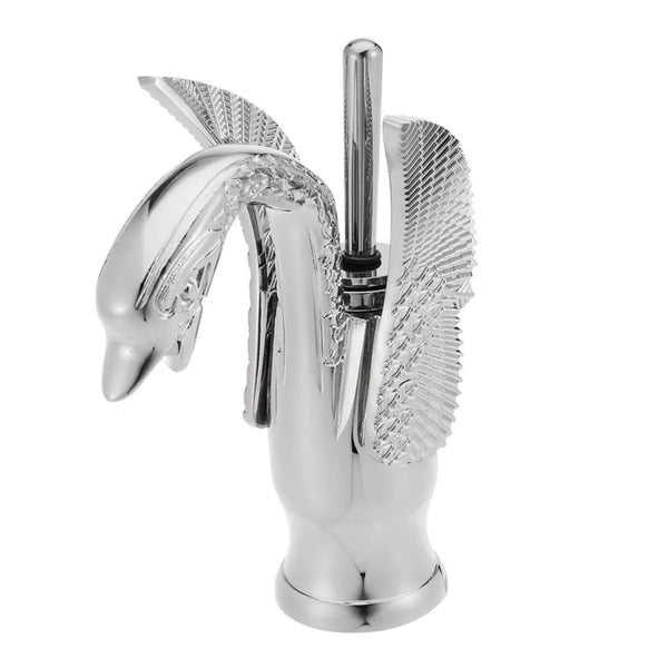 Luxury golden swan bathroom faucet