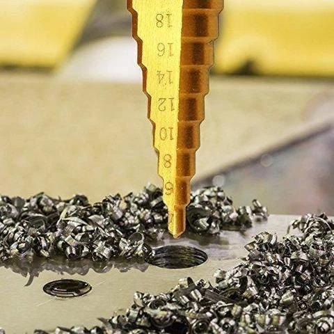 Titanium Step Drill (3 pieces)