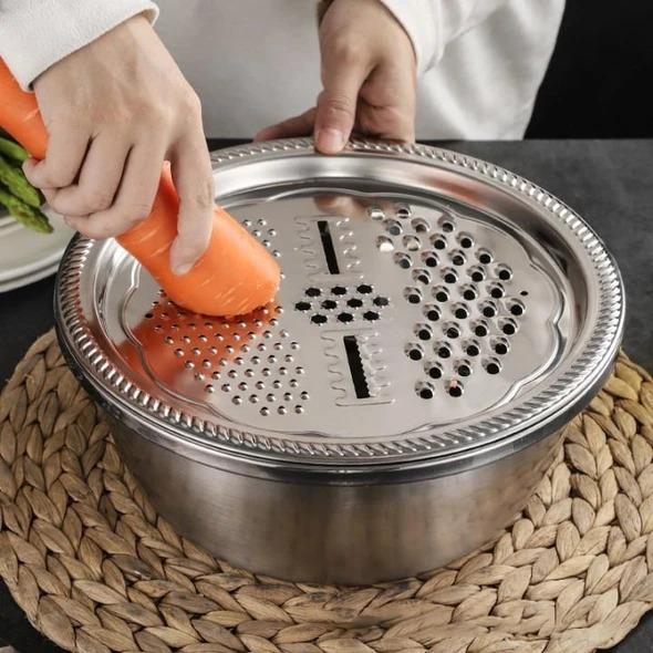 Multifunctional stainless steel basin