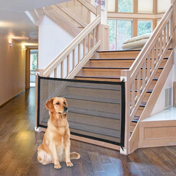 PORTABLE KIDS &PETS SAFETY DOOR GUARD